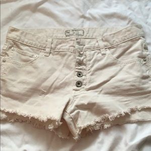 Free people white shorts
